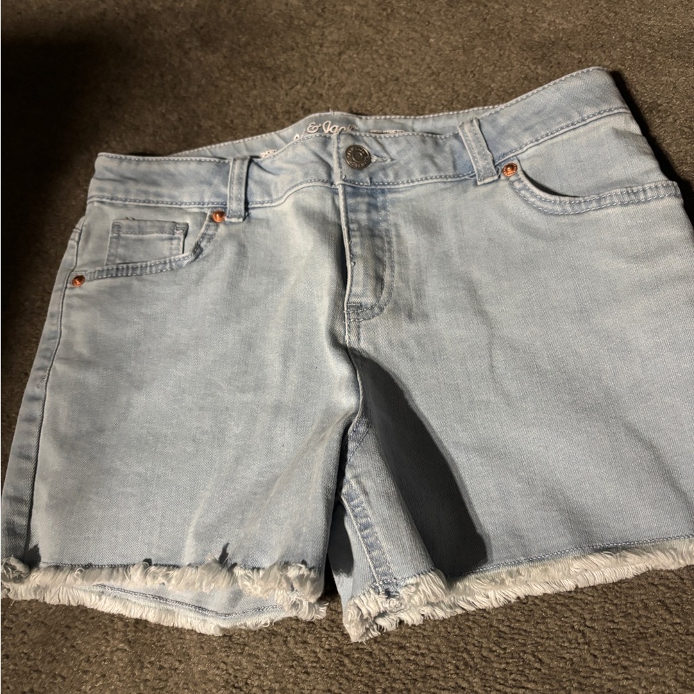 Cat & Jack Light Blue Casual Shorts